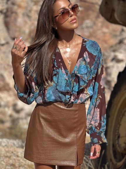 BLUE BLOSSOM SHIRT