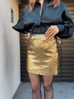 LUNA SEQUIN SKIRT (2 colors) - Image 4