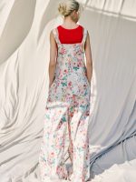 DOROTHEA FLORAL OVERALL - WHITE - Image 2