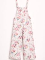 DOROTHEA FLORAL OVERALL - WHITE - Image 3